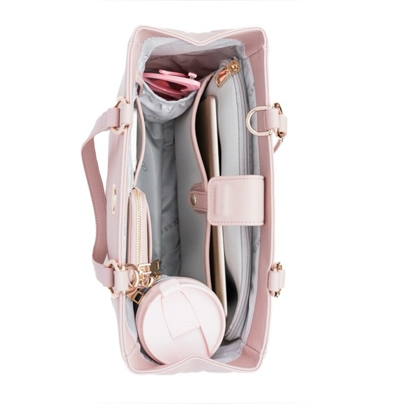 Glass Ladder & Co. Michelle Tote in Blush Size: Small - Picture 4 of 10